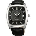 Orient Orient ERAS005B (FERAS005B)  FERAS005B механические мужские часы  черный циферблат, браслет кожа + текстиль — вид спереди