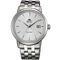 Orient Orient ER2700AW (FER2700AW)  FER2700AW механические мужские часы  белый циферблат, браслет нержавеющая сталь — вид спереди