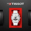 Tissot Tissot T-Touch II Titanium Lady T047.220.46.086.00 t-sport швейцарские женские часы на браслете кожаный боковой вид