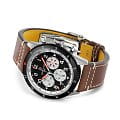 Breitling Breitling Super Avi B04 Chronograph GMT 46 Mosquito YB04451A1B1X1 aviator 8 швейцарские мужские часы на браслете кожаный боковой вид