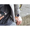 Orient Orient ER1W002D (FER1W002D) механические мужские часы часы, крупный план синий циферблат