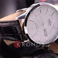 Orient Orient AB0B003W (FAB0B003W) 3 stars 21 jewels японские мужские часы на браслете кожаный боковой вид