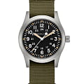 Hamilton Hamilton Khaki Field Mechanical 42mm H69529933  H69529933 механические мужские часы  черный циферблат, браслет тканевый — вид спереди