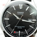 Casio MTS-100L-1A наручные мужские часы застежка крупным планом