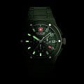 Swiss Military Hanowa Swiss Military Hanowa Sidewinder Ceramic SMWGI0002282 мужские часы зеленый циферблат на запястье