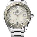 Orient Orient Mako Kamasu RA-WJ0003S  RA-WJ0003S кварцевые мужские часы бежевый циферблат, браслет нержавеющая сталь — вид спереди