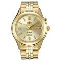 Orient Orient EM0301MC (FEM0301MC)  FEM0301MC механические мужские часы  шампань циферблат, браслет  — вид спереди