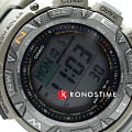 Casio Casio Pro Trek PRG-240T-7E, pro trek япония мужские часы на браслете титановый боковой вид