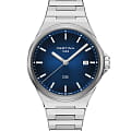 Certina Certina DS-7 Quartz C043.410.11.041.00  C0434101104100 кварцевые мужские часы  синий циферблат, браслет нержавеющая сталь — вид спереди
