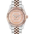 Philipp Plein Philipp Plein Street Couture PW2BA0423  PW2BA0423 кварцевые женские часы  розовый циферблат, браслет нержавеющая сталь с ip-покрытием — вид спереди