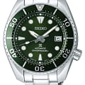 Seiko Seiko Prospex SPB103J1  SPB103J1 механические мужские часы  зеленый циферблат, браслет нержавеющая сталь — вид спереди