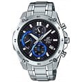 Casio Casio Edifice EFR-557CD-1A EFR EFR-557CD-1A кварцевые мужские часы  черный циферблат, браслет 18-каратное желтое золото — вид спереди