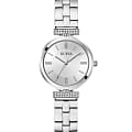 Guess Guess Dress GW0762L1  GW0762L1 кварцевые женские часы  серебристый циферблат, браслет нержавеющая сталь — вид спереди