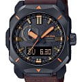 Casio Casio Pro Trek PRW-6900YL-5DR (PRW-6900YL-5) PRW PRW-6900YL-5 кварцевые мужские часы  черный циферблат, браслет пластик — вид спереди