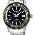 Seiko Seiko Presage SRPG07J1  SRPG07J1 механические мужские часы  зеленый циферблат, браслет нержавеющая сталь — вид спереди