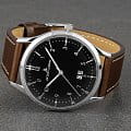 Jacques Lemans Jacques Lemans Retro Classic 1-2066A  австрийские мужские часы на браслете кожаный боковой вид