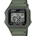Casio Casio Collection W-217H-3A  W-217H-3A кварцевые мужские часы  серый циферблат, браслет пластик — вид спереди