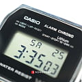 Casio Casio A-158WEA-1  японские мужские часы на браслете нержавеющая сталь боковой вид