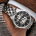 Hamilton Hamilton Jazzmaster Skeleton Auto H42535180 мужские часы черный циферблат на запястье