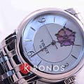 Tissot Tissot Lady Heart Flower Powermatic 80 T050.207.11.117.05 механические женские часы часы, крупный план белый циферблат