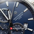 Greenwich Greenwich Navigator GW 053.16.36  английские мужские часы на браслете кожаный боковой вид