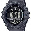 Casio Casio Collection AE-1500WH-8BVDF (AE-1500WH-8B)  AE-1500WH-8BVEF кварцевые мужские часы  черный циферблат, браслет пластик — вид спереди