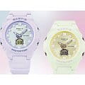 Casio Casio Baby-G BGA-320FH-3ADR (BGA-320FH-3a) кварцевые женские часы часы, крупный план желтый циферблат