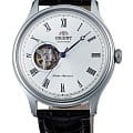 Orient Orient Automatic AG00003W  AG00003W механические мужские часы  белый циферблат, браслет кожаный — вид спереди