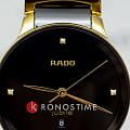 Rado Rado Centrix Diamonds R30025712 centrix швейцарские женские часы на браслете высокотехнологичная керамика + нержавеющая сталь с pvd покрытием боковой вид