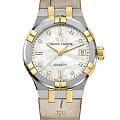 Maurice Lacroix Maurice Lacroix Aikon Automatic AI6006-PVY11-170-1  AI6006-PVY11-170-1 механические женские часы  перламутровый циферблат, браслет кожаный — вид спереди