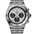 Breitling Breitling Chronomat B01 42 AB0134101G1A1  AB0134101G1A1 механические мужские часы  серебристый циферблат, браслет нержавеющая сталь — вид спереди