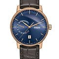Rado Rado Coupole Classic Automatic R22879205 Classic R22879205 механические мужские часы  синий циферблат, браслет кожаный — вид спереди