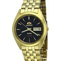 Orient Orient AB0000FB (FAB0000FB)  FAB0000FB механические мужские часы  черный циферблат, браслет  — вид спереди