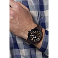 Casio Casio Edifice EFV-500BL-1A edifice японские мужские часы на браслете кожаный боковой вид