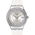 Swatch Swatch Irony Sistem51 YIS406  YIS406 механические женские часы  серебристый циферблат, браслет резина — вид спереди