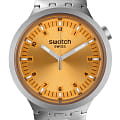 Swatch Swatch Big Bold Irony Standard SB07S103G  SB07S103G кварцевые мужские часы  оранжевый циферблат, браслет нержавеющая сталь — вид спереди