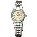 Orient Orient NQ04005C (FNQ04005C)  FNQ04005C механические женские часы  шампань циферблат, браслет  — вид спереди