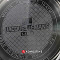 Jacques Lemans 1-1859G наручные мужские часы застежка крупным планом