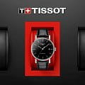 Tissot Tissot Everytime Swissmatic T109.407.16.051.00 мужские часы черный циферблат на запястье