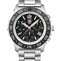 Luminox Luminox Pacific Diver Chronograph XS.3141.M  XS.3141.M кварцевые мужские часы  черный циферблат, браслет нержавеющая сталь 316l — вид спереди