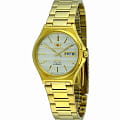 Orient Orient AB02003C (FAB02003C)  FAB02003C механические мужские часы  белый циферблат, браслет  — вид спереди