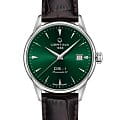 Certina Certina DS-1 C029.207.16.091.00 DS 1 C0292071609100 механические мужские часы  зеленый циферблат, браслет нержавеющая сталь 316l — вид спереди