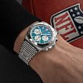 Оригинальные часы Breitling Breitling Chronomat B01 42 NFL Miami Dolphins Edition AB01342B1L2A1 механические калибр механизма мануфактурный механизм breitling caliber b01 общий вид