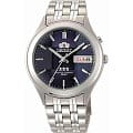 Orient Orient EM5V002D (FEM5V002D)  FEM5V002D механические мужские часы  синий циферблат, браслет  — вид спереди