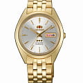 Orient Orient AB0000FW (FAB0000FW)  FAB0000FW механические мужские часы  серебристый циферблат, браслет  — вид спереди