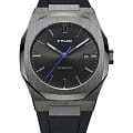 D1 Milano D1 Milano Automatico ATRJ11  ATRJ11 механические мужские часы  черный циферблат, браслет каучук — вид спереди