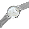 Obaku Obaku Mesh V268LXCWMC кварцевые женские часы часы, крупный план перламутровый циферблат