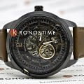 Pierre Lannier Pierre Lannier Automatic 330D434 механические мужские часы часы, крупный план черный циферблат