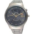 Orient Orient EU00002K (FEU00002K)  FEU00002K механические мужские часы  серый циферблат, браслет  — вид спереди