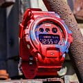 Casio Casio G-Shock GMD-S6900F-4 g-shock японские мужские часы на браслете пластик боковой вид